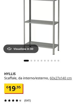 Scaffale hyllis ikea