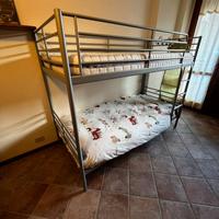 LETTO A CASTELLO IKEA in metallo