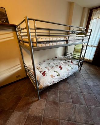 LETTO A CASTELLO IKEA in metallo