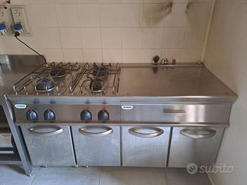 cucina a gas professionale