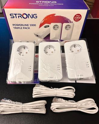 Kit Ripetitore Powerline 1000 Tre Prese – Nuovo