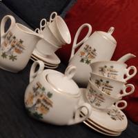 Servizio giapponese  caffè  6 persone , bone china