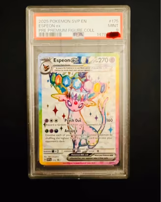 Carta pokemon Espeon PSA 9 emg
