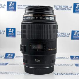 CANON EF 100 mm f2.8 MACRO + GARANZIA USATO