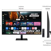 Smart Monitor\Tv Samsung M7 UHD 4k 32" - GARANZIA