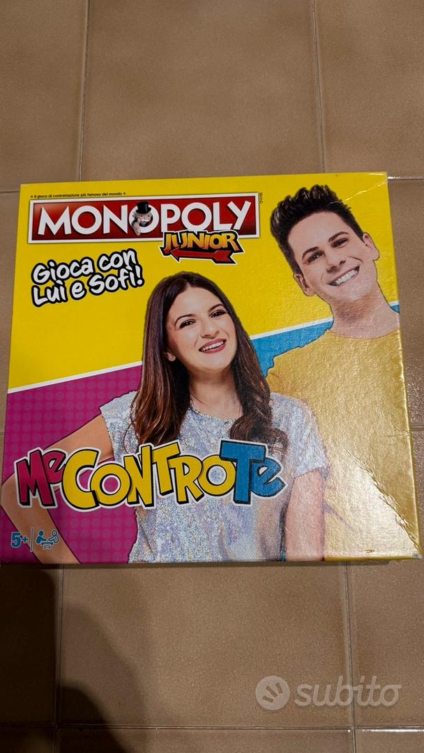 Monopoly Junior edizione Me Contro Te Tutto per i bambini In