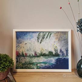 quadro, fatto a mano. oltre il cuore 