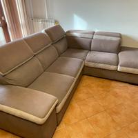 Divano angolare con chaise longue