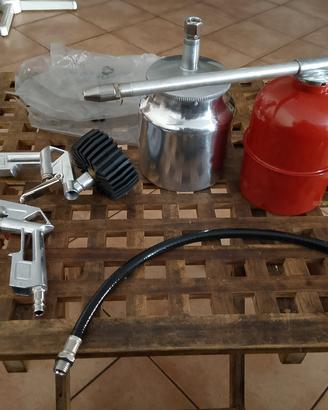 kit accessori per compressore 5 pezzi