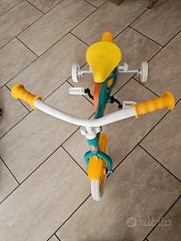 Bici 10" con ruotine rimovibili