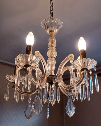 Lampadario stile Marie-Therese anno1950
