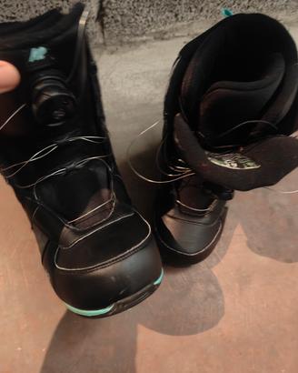 scarponi snowboard donna bambino