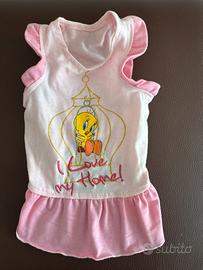 Vestito x cane femmina piccola taglia Titti