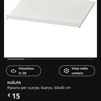 Ripiano scarpiera ikea