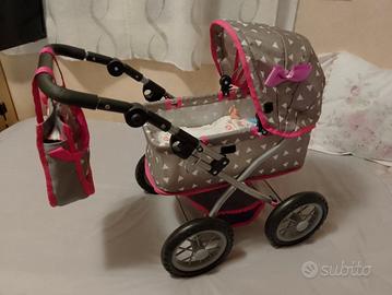 Carrozzina con bambolotto nuova