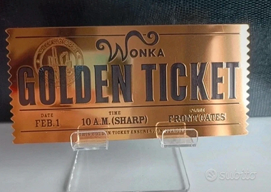 Golden ticket Willy Wonka