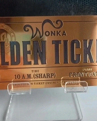 Golden ticket Willy Wonka