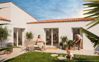 Casa indipendente con garage e cortile