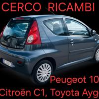 Ricambi Peugeot 107 Citroën C1  Toyota Aygo