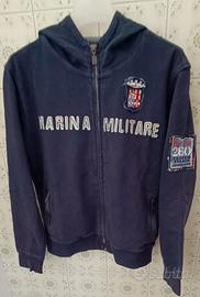 Felpa blu scuro bambino 12A "Marina Militare"
