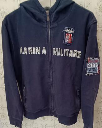 Felpa blu scuro bambino 12A "Marina Militare"