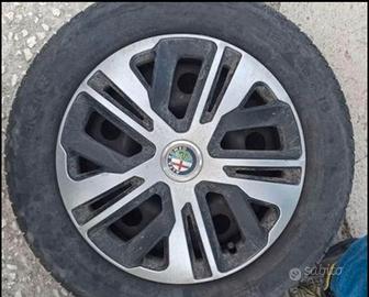 4 Cerchi in ferro da 15 alfa Romeo 147