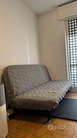 Divano letto IKEA a 3 posti con materasso