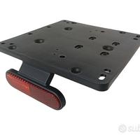 Supporto Porta targa nero PIAGGIO HPE BEVERLY MP3