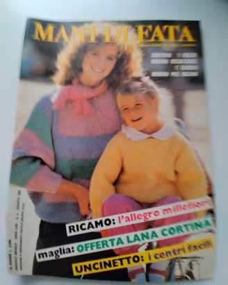 riviste di maglia e ricamo MANI DI FATA