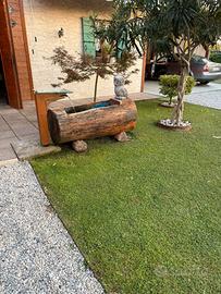 fontana in legno 