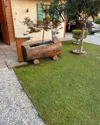 fontana in legno 