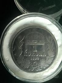 F. Joseph 1 Korona  - 1894 ARGENTO
