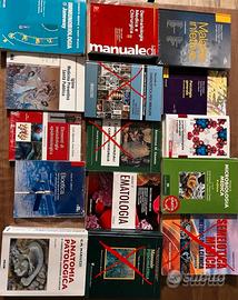 Libri vari di medicina per università
