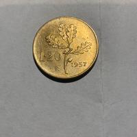 20 lire 1957