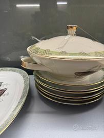 Servizio 6 piatti, vassoio e zuppiera R. Ginori