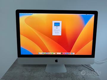 iMac 2019 27” POTENZIATO Garanzia 12 mesi Apple 5k