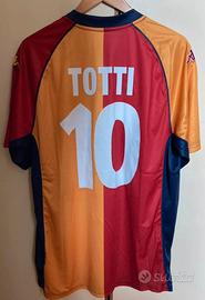 Maglia vintage calcio Totti 2001 jersey retro Roma