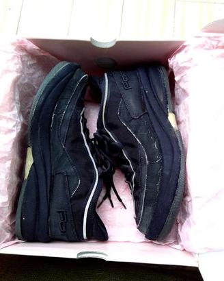 scarpe zeppa Fornarina n. 39 vintage nero