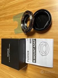 Adattatore Fujifilm X-mount per obbietivi Leica M