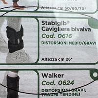 Tutore cavigliera bivalva