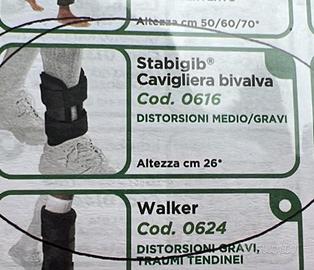 Tutore cavigliera bivalva