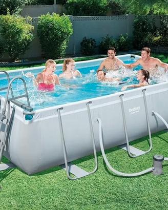 Piscina Power Steel Frame Rettangolare