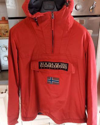 Napapijri Geographic Anorak Rosso Originale 