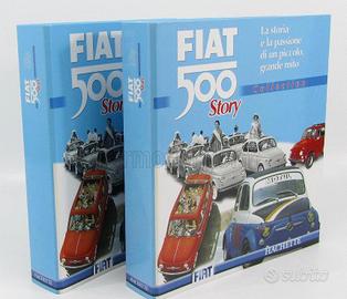 Die cast 1/43 Modellino Auto Diorama Fiat 500 MyCar Francis Lombardi Blu