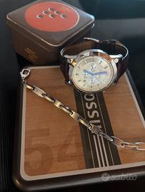 Orologio e bracciale Fossil