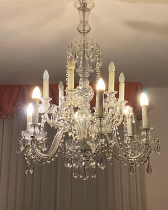 Lampadario cristallo di boemia