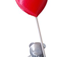 Orsetto con palloncino a cuore