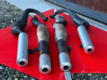 Suzuki Gamma 500 scarichi originali completi