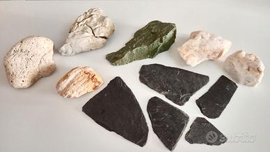 Lotto pietre vere rocce roccia 7,5 kg per acquario