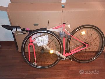 BICI ELOPS URBAN BIKE SPEED 500 ORANGE L